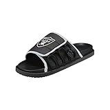 FOCO Las Vegas Raiders NFL Mens Future Slide Flip Flops