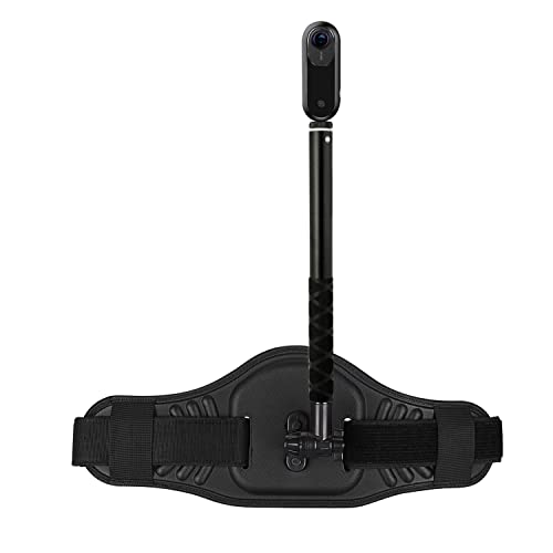 Ceinture Porte-Caméra + Perche Selfie 1.2m - Compatible GoPro Insta360 - Sports