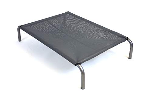 HiK9 The Original Extra Small Mesh Raised Pet Bed (Grey)