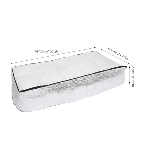 Funda de papel de aluminio para escalera de ático que elimina corrientes de aire en casa 3