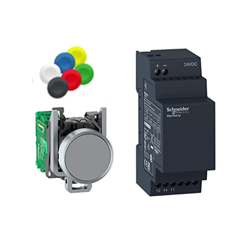 Pack XB4R 22mm no-programable y relé 24V para automatización y cuadros eléctricos