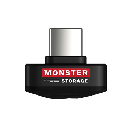 Monster Storage PicoGo 超小型外付けSSD 512GB USB3.2 Gen1 Type-C 直挿し 最大読出450...