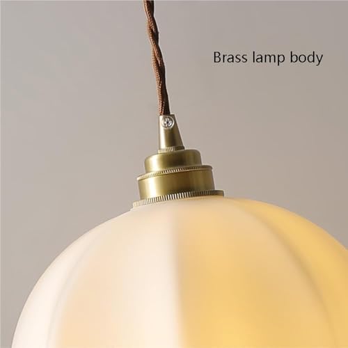 Lampe suspendue en céramique blanche géométrique pour chambre