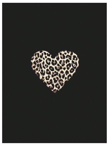SweatyRocks Girl's Leopard Print Sweatshirts Heart Graphic Crewneck Long Sleeve Pullover Tops3
