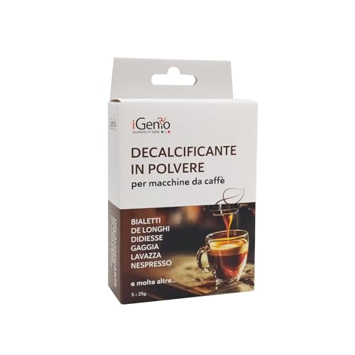 Decalcificante in polvere per macchine da caffè, 5pz, art. 982 - iGenio