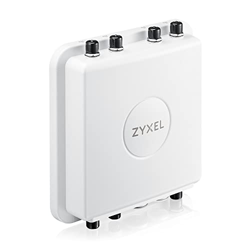 Image of Zyxel WiFi 6 AX3000 Wireless Outdoor Long Distance Access Point | External Antennas (Not Included) | Mesh and Point to Point Bridge | Cloud, App, or Direct MGMT | POE+ |1 Year Nebula Pro | WAX655E