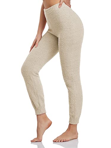 Famulily Fleece High Waisted Leggings for Women Cozy Warm Sweater