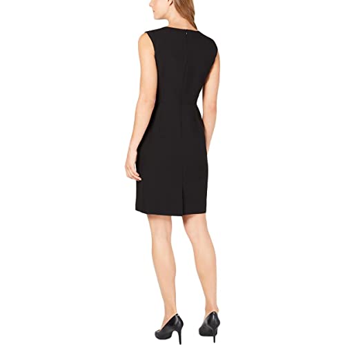 Anne Klein Womens Round Neck Cocktail Sheath Dress2