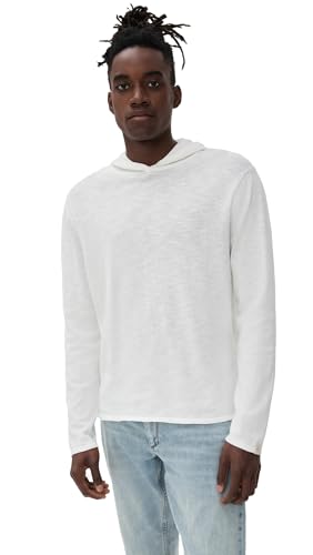 rag & bone Men's Linen Blend Classic Hoodie