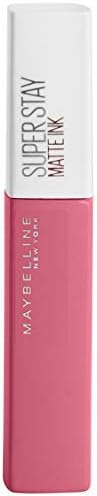 Maybelline New York Tinta Labbra SuperStay Matte Ink, Rossetto Matte Liquido a Lunga Tenuta, Inspirer (125), 5 ml
