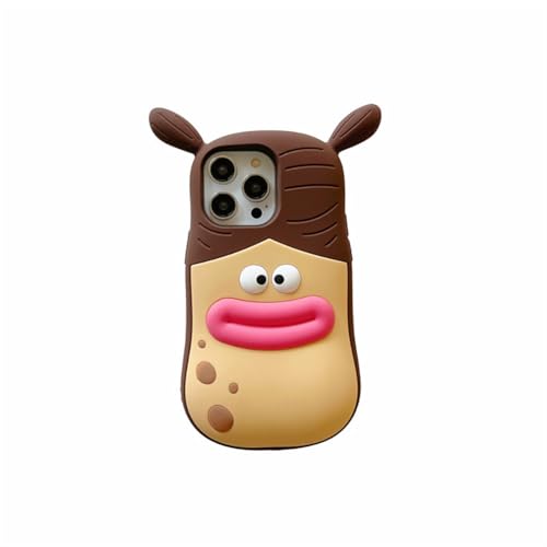 Amazon.co.jp: UnnFiko For iPhone 15 ケース おもしろ 押すと動く 3D