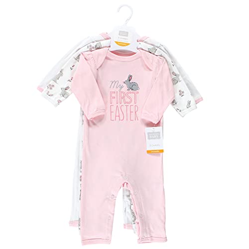 Image of Hudson Baby Baby Cotton Union Suit, 3 Pack