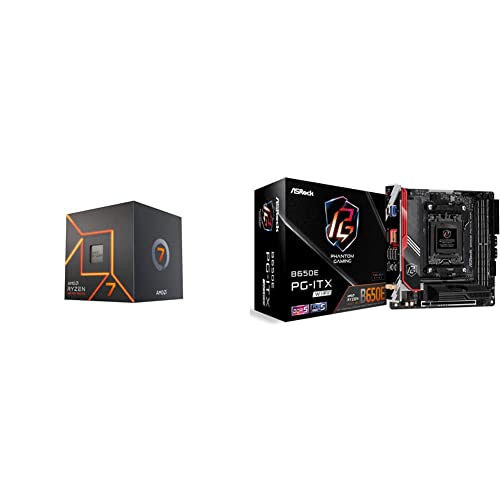 AMD CPU Ryzen 7 7700 100-100000592BOX/EW-1Y + ASRock }U[{[hB650E PG-ITX WiFi