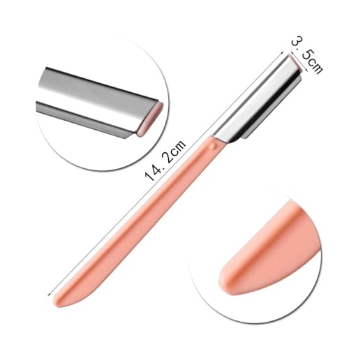 4 Pcs Eyebrow Razors Shaper Shavers, Face Razors for Women and Men, Facial Hair Removers Trimmer Shaving Grooming Dermaplanning Tool - Image 4
