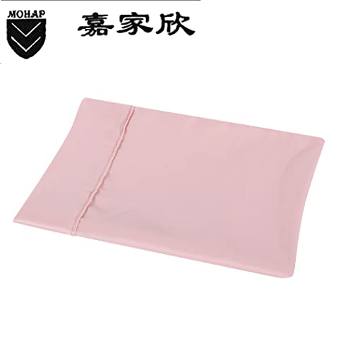 Mohap Duvet Cover Queen Pink 3 Pieces Set Solid Color Soft Double Brushed Microfiber Comforter Cover With Zipper Clousre #TOP1