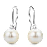 MATERIAL: 18 Karat (750) Weißgold Gewicht 2.9 Gr Diamanten 0.06 Ct Süßwasserperle 8.5mm