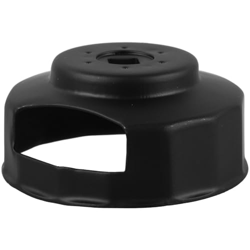 BESTOMZ Llave para Filtros de Aceite de Motocicleta de Metal Negro Fácil Instalación, Herramienta Resistente para Propietarios y Motociclistas