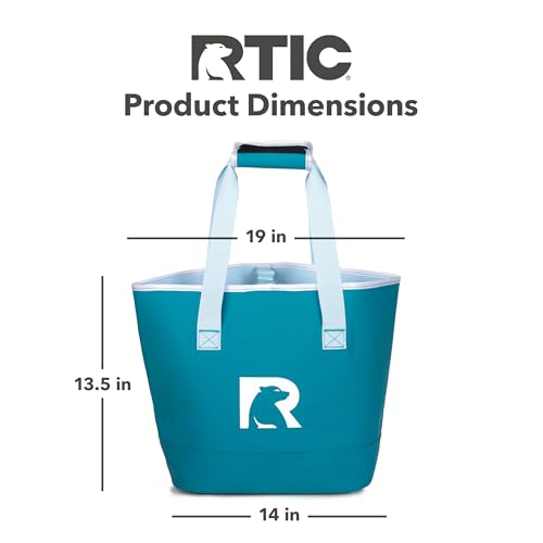 RTIC Ultra-Tough Tote Bag, Waterproof for Beach, Pool, Towel, Grocery, Shopping, Camping, Picnic, Travel, Boat, Heavy-Duty, Puncture Resistant, Small, Deep Harbor - Thumbnail 4