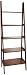 Casual Home 176-54 5-Shelf Ladder Bookcase, Warm Brown