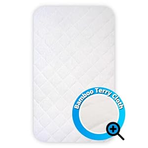 Waterproof Playard Mattress Pad Sheet for 4moms Playard, Mattress Cover Protector Fits 4moms Breeze Plus Playard…