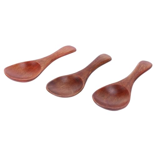 Cabilock 3Pcs Mini Spoons Short Handle Scoop for Sugar Tea Milk Powder Condiments Teaware Accessories for Kitchen Home and Tableware