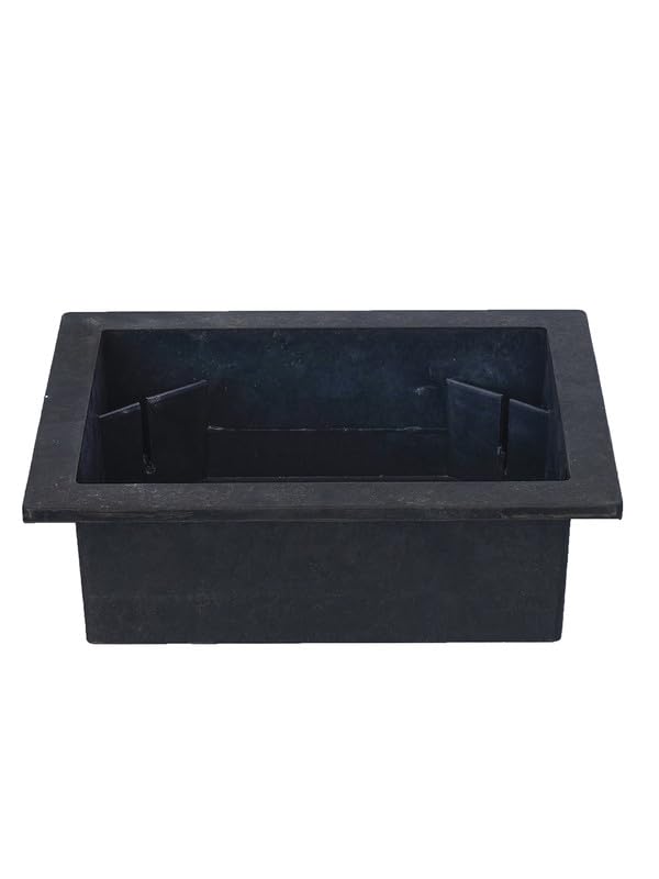 Indiana Craft Elegant Rectangular Water Fountain Plastic Tub (Size: 29.5 x 22x 10 CM | Colour: Black | Weight: 450 gram)-image-39