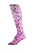 HOCSOCX Womens/Girls Shin Guard Rash UNDER Sport Socks (Medium (Shoe Size 5-11), Purple Field Hockey Sticks)