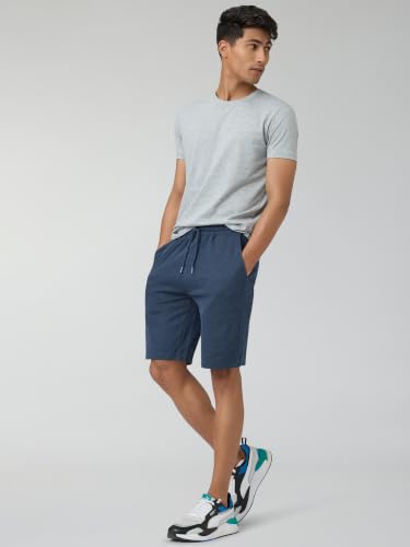 Image of XYXX Men's Nova Cotton Regular Fit Solid Shorts with Side Pockets and No Marks Waistband