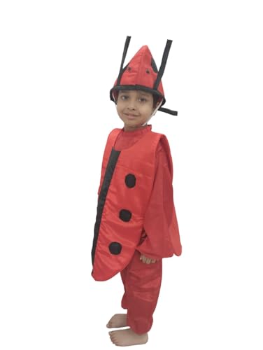 Image of BookMyCostume Ladybug Insects Kids Fancy Dress Costume 4-5 years