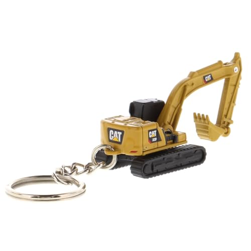 Image of Diecast Masters Cat Micro Scale Construction Vehicle Keychain
