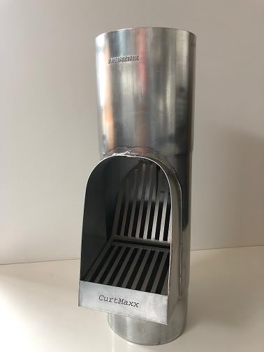 Fallrohrfilter von CurtMaxx | Effektiver Filter für Fallrohre - filtert Laub, Äste und Schmutz aus dem Fallrohr | Ø 100 mm, Zink
