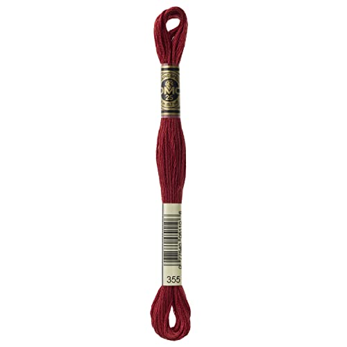 Image of DMC 6-Strand Embroidery Cotton Floss, Dark Terra Cotta