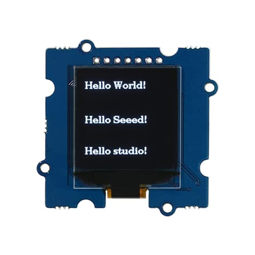 Seeed Studio Grove - OLED Display 1.12 (SH1107) V3.0 - SPI/IIC -3.3V/5V with I2C and SPI, Monochrome Display with 128128 Resolution.