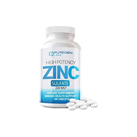 Zinc 220mg Supplement for Immune Support System Cover