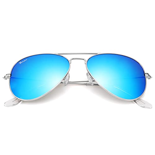 Pro Acme Classic Aviator Sunglasses for Men Women 100% Real Glass Lens