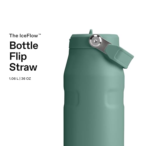 Image of Stanley 1913 Flip Straw Sports Water Bottle 1.06L - Shale