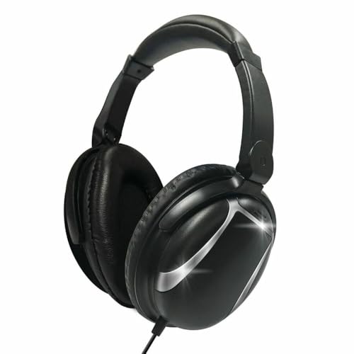 Image of MAX199840 - Maxell Bass 13 Headphone with Mic | Over-ear wired headphone with plastic earpiece & in-line mic - Bass 13 heavy-bass sound signature
