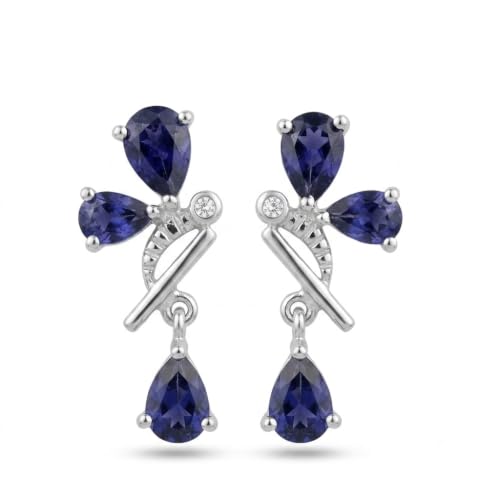 Natural Iolite 925 Solid Sterling Silver...