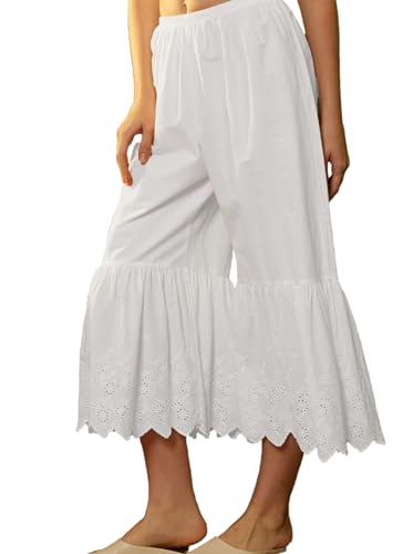 Jupon sous-jupe coton anti-frottement et pantalon de pyjama évasé