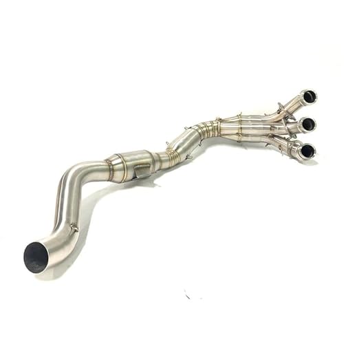 Coude pot d'échappement avant 51 mm moto Yamaha MT09 FZ09 collecteur tube 2021-2025