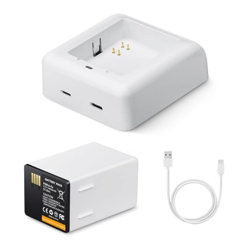 E EGOWAY Extended Battery Replacement 14000mAh with Charger for Arlo Pro 3 Floodlight, Arlo Go 2, Arlo Pro 3/4 XL, Arlo Ultra/Ultra 2 XL VMA5410 VMA5420