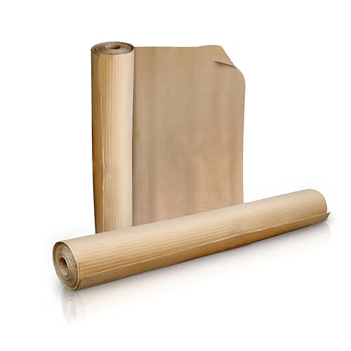 ROTOLO DI CARTONE ONDULATO 1 M X 45 MT PROTEZIONE PAVIMENTI PITTURA ECO PAVPRO