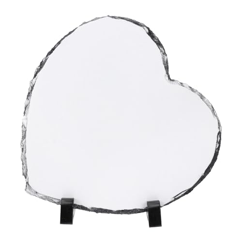 Cadre photo sublimation en pierre cœur Abaodam pour table - 2