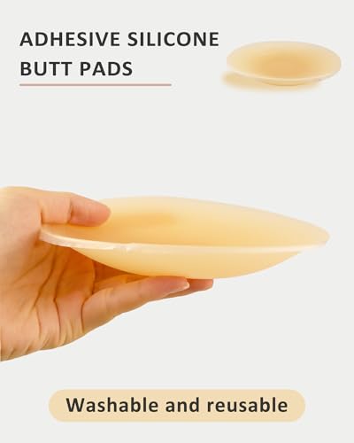Silicone Butt Pads for Women - Natural Looking Hip Enhancer Pads, Buttocks Lifting Padded for Shapewear, Underwear4