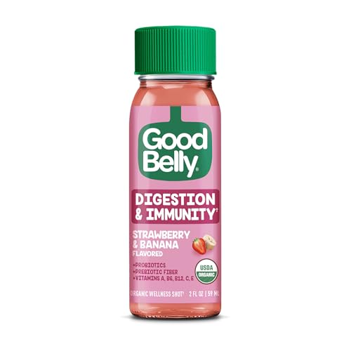 Goodbelly Organic Strawberry Banana Shot Single 2 Fl Oz