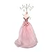 BestAlice Fashion Jewelry Display Stand, Jewelry Mannequin Display Jewelry Tree Stand Organizer, Mannequin Jewelry Display Girl Dress Model Necklace Earrings Bracelet Hanging Holder Rack