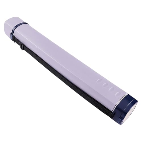 ポスターチューブ - ストラップ、便利なドキュメントストレージチューブ、使いやすさを備えたブループリントホルダー、伸縮式青写真ホルダー|拡張可能なポスターストレージ、ポスター、フロアプラン、地図用のアート&クラフト用品