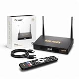 Colabox L2 PLUS Smart TV Box 2026,4K Ultra HD Streaming Media Player, 4GB RAM 64GB ROM, Wi-Fi 6 & Gigabit Ethernet Dual Band Network, Android 14.0 OS with Voice Remote, Home Theater Plug and Play