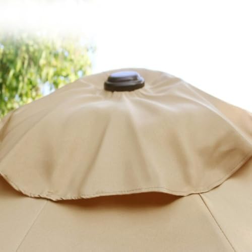 10' x 13' Rectangular Cantilever Umbrella Replacement Canopy - Large Offset Patio Umbrella Fabric Cover, Outdoor Shade, Waterproof Green Top (4x/13x10ft)