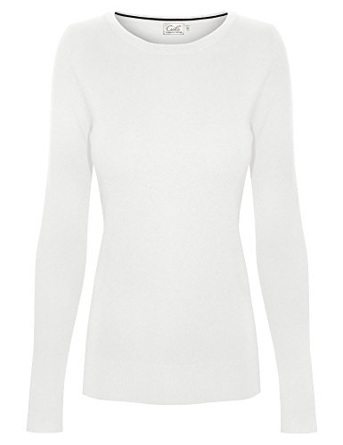 Image of Cielo Women's Solid Soft Stretch Pullover Knit Sweater